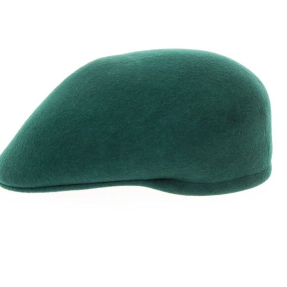 Ferrecci Green Blend Flat Cap 100% Australian Wool - Picture 2 of 4
